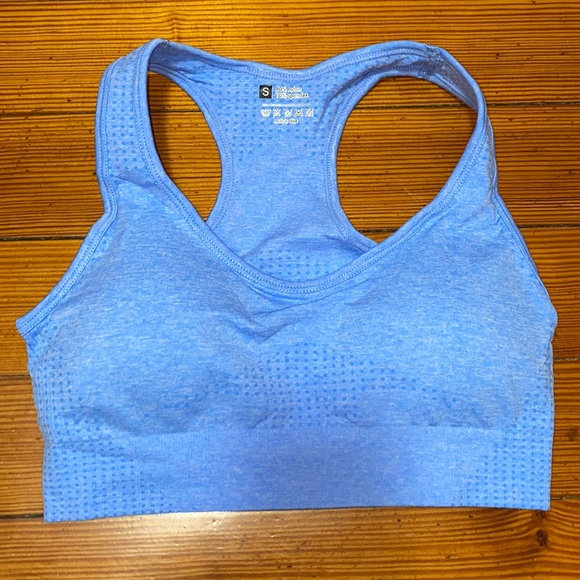 None Other - NEW WOMENS VITAL SEAMLESS LIGHT BLUE SPORTS BRA